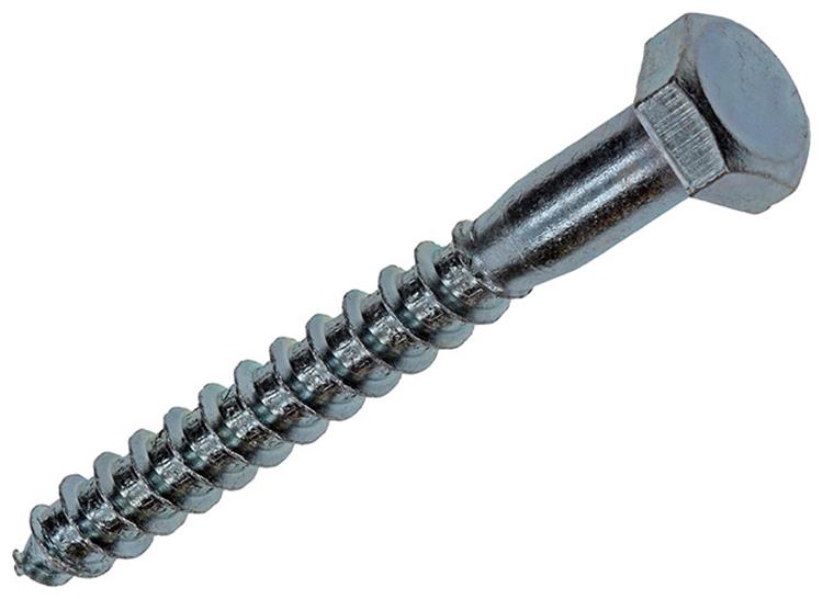 Mack 1018051 - perno rosca madera acero galvanizado 16 piezas 8 x 70 mm | 5 piezas