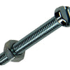Mack 1018092 - cilindro de tornillo metálico. cabeza + tuerca plateada 40 piezas m4 x 30 mm | 5 piezas