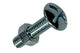 Mack 1018098 - perno calentador + tuerca acero galvanizado 5 piezas m5 x 20 mm | 5 piezas