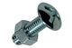 Mack 1018100 - perno calentador + tuerca acero galvanizado 40 piezas m6 x 20 mm | 5 piezas