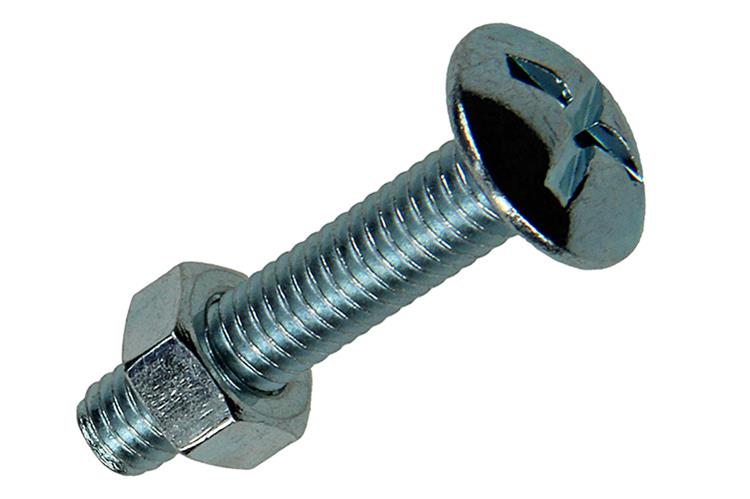 Mack 1018101 - perno estufa + tuerca acero galvanizado 35 piezas m6 x 30 mm | 5 piezas