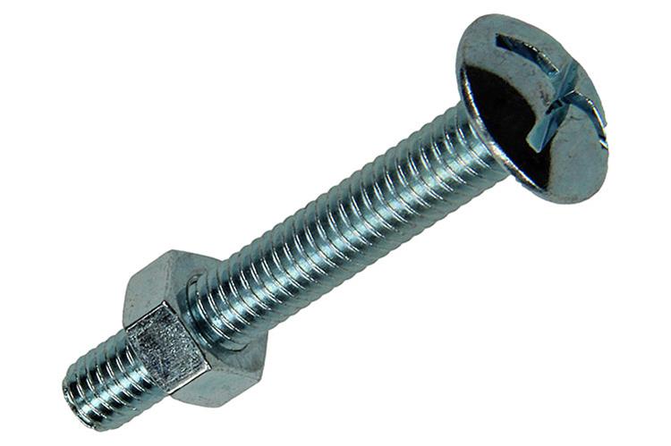 Mack 1018102 - perno calentador + tuerca acero galvanizado 30 piezas m6 x 40 mm | 5 piezas