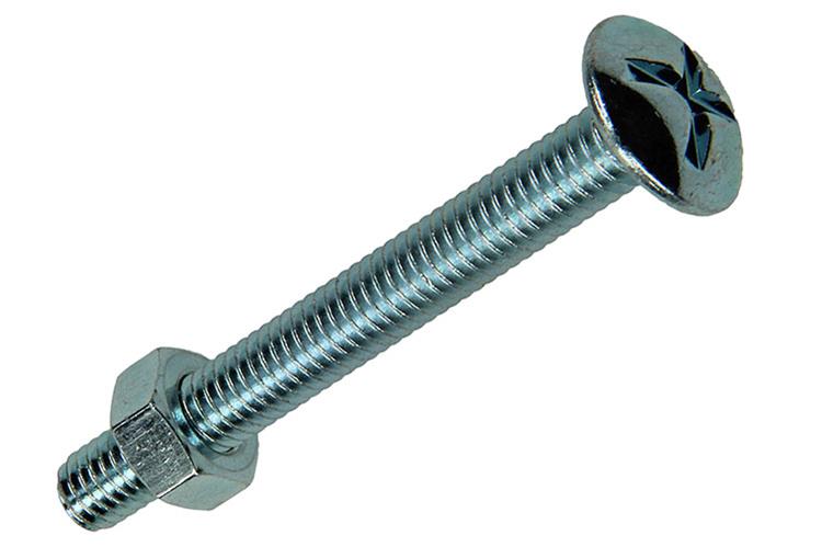 Mack 1018103 - perno calentador + tuerca acero galvanizado 26 piezas m6 x 50 mm | 5 piezas