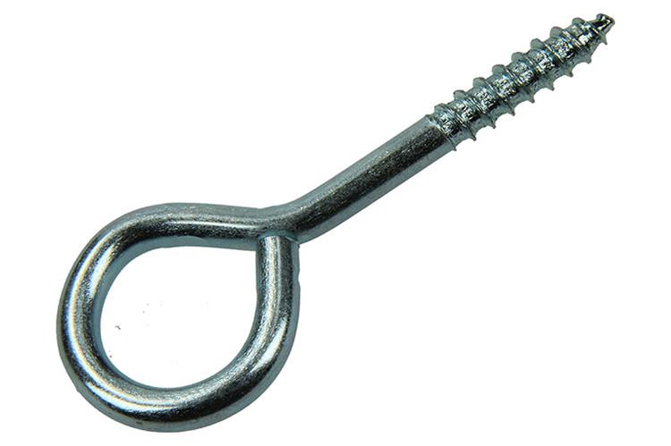 Mack 1018138 - ojo de tornillo acero galvanizado 15uds 5,0 x 40 mm | 5 piezas