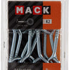 Mack 1018139 - ojo de tornillo acero galvanizado 9 piezas 6,0 x 60 mm | 5 piezas