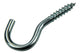 Mack 1018140 - gancho de tornillo acero galvanizado 35 piezas 4,0 x 20 mm | 5 piezas