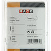 Mack 1018140 - gancho de tornillo acero galvanizado 35 piezas 4,0 x 20 mm | 5 piezas