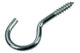 Mack 1018141 - gancho de tornillo acero galvanizado 15 piezas 5,0 x 35 mm | 5 piezas