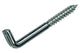 Mack 1018151 - tornillo pulgar con ranura galvanizado 12 piezas 6,0 x 60 mm | 5 piezas