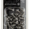 Mack 1020015 - tornillo autorroscante culata a2 70 piezas 3,5 x 9,5 mm | 5 piezas