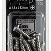 Mack 1020016 - tornillo autorroscante culata a2 20 piezas 4,8 x 32 mm | 5 piezas