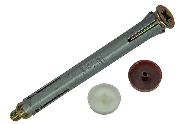 Mack 1018170 - tapón de estructura metálica de acero galvanizado 16 piezas 10 x 90 mm | 5 piezas