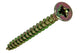 Mack 1020092 - tornillo para aglomerado con cabeza amarilla con 200 piezas 4,0 x 30 mm | 5 piezas