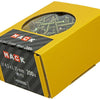 Mack 1020103 - tornillo para aglomerado con cabeza amarilla con 200 piezas 4,5 x 35 mm | 5 piezas