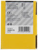 Mack 1020115 - tornillo para aglomerado con cabeza amarilla con 100 piezas 5,0 x 50 mm | 5 piezas