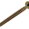 Mack 1020116 - tornillo para aglomerado con cabeza amarillo vz 100 uds 5,0 x 60 mm | 5 piezas