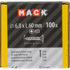 Mack 1020123 - tornillo para aglomerado con cabeza amarilla con 100 piezas 6,0 x 60 mm | 2 piezas