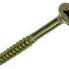 Mack 1020124 - tornillo para aglomerado con cabeza amarilla con 100 piezas 6,0 x 70 mm | 2 piezas