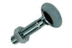 Mack 1020191 - perno madera + tuerca galvanizada 50 stm5 x 25 mm | 5 piezas