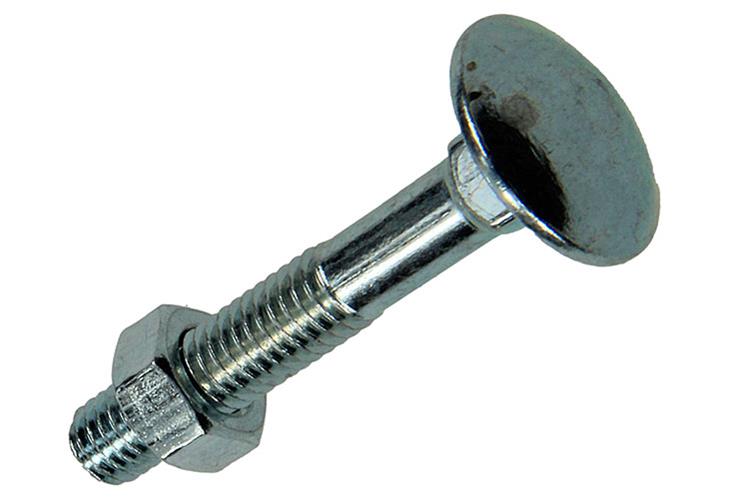 Mack 1020192 - perno madera + tuerca galvanizada 45 stm5 x 30 mm | 5 piezas