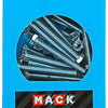 Mack 1020217 - perno macho + tuerca galvanizado 26 piezas m6 x 50 mm | 5 piezas