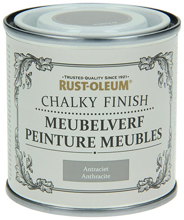 Rust-oleum 1050969 - pintura para muebles antracita 125 ml | 1 pieza