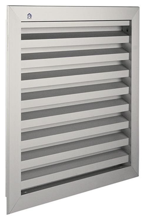 Renson 1006226 - rejilla mural empotrada 411 aluminio f1 300x300mm | 1 pieza