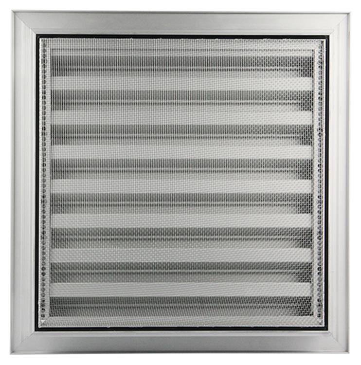 Renson 1006226 - rejilla mural empotrada 411 aluminio f1 300x300mm | 1 pieza