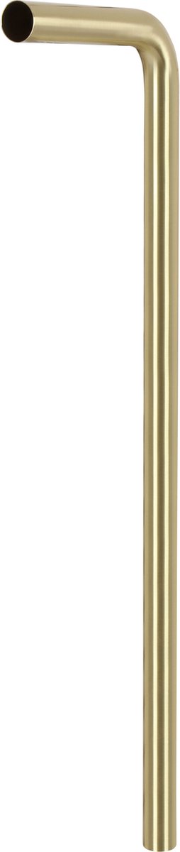 Tubo da pavimento Differnz oro opaco - acciaio inossidabile resistente - 32 mm - 750 x 220 mm