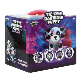 Increíble cachorro de arcoirbow de tie-dye tie-dye