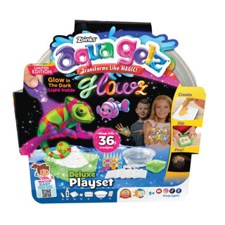 Aqua Gelz Glow in the Dark Figures Play Play