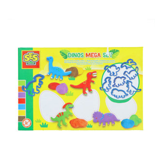 Ses dino mega klei set compleet met uitsteekvormen