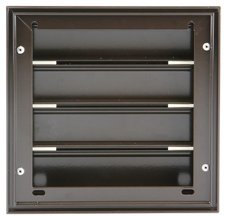 Renson 1006252 - rejilla campana extractora de superficie 433 aluminio ral 8019 173x173mm | 2 piezas