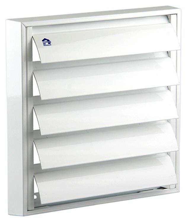 Renson 1006254 - rejilla campana extractora de superficie 433 aluminio ral 9010 210x210mm | 2 piezas