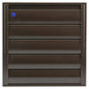 Renson 1006255 - rejilla campana extractora de superficie 433 aluminio ral 8019 210x210mm | 2 piezas