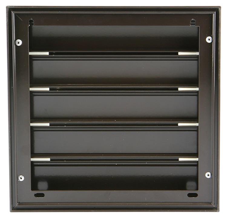 Renson 1006255 - rejilla campana extractora de superficie 433 aluminio ral 8019 210x210mm | 2 piezas