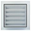 Renson 1006224 - rejilla mural empotrada 411 aluminio ral 9010 200x200mm | 1 pieza