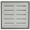 Renson 1006232 - rejilla mural de superficie 431 aluminio f1 165x165mm | 2 piezas