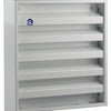 Renson 1006233 - rejilla mural de superficie 431 alu ral 9010 165x165mm | 2 piezas