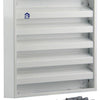 Renson 1006233 - rejilla mural de superficie 431 alu ral 9010 165x165mm | 2 piezas