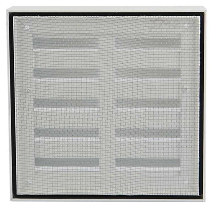 Renson 1006233 - rejilla mural de superficie 431 alu ral 9010 165x165mm | 2 piezas