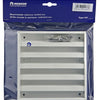 Renson 1006233 - rejilla mural de superficie 431 alu ral 9010 165x165mm | 2 piezas