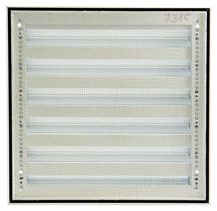 Renson 1006236 - rejilla mural de superficie 431 aluminio ral 9010 225x225mm | 2 piezas