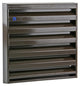 Renson 1006237 - rejilla mural de superficie 431 aluminio ral8019 225x225mm | 2 piezas