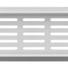 Renson 1006245 - tira de ventilación aluminio ral 9010 381 80- 400mm | 2 piezas