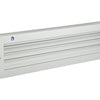 Renson 1006214 - rejilla de puerta 461 aluminio f1 425x76mm | 2 piezas