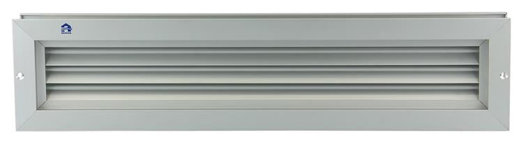 Renson 1006214 - rejilla de puerta 461 aluminio f1 425x76mm | 2 piezas