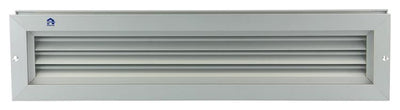 Renson 1006214 - deurrooster 461 alu f1 425x76mm | 2 stuks
