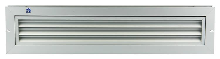 Renson 1006214 - rejilla de puerta 461 aluminio f1 425x76mm | 2 piezas