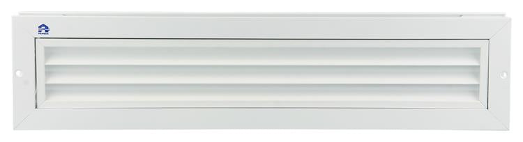 Renson 1006215 - rejilla puerta 461 aluminio ral 9010 425x76mm | 2 piezas